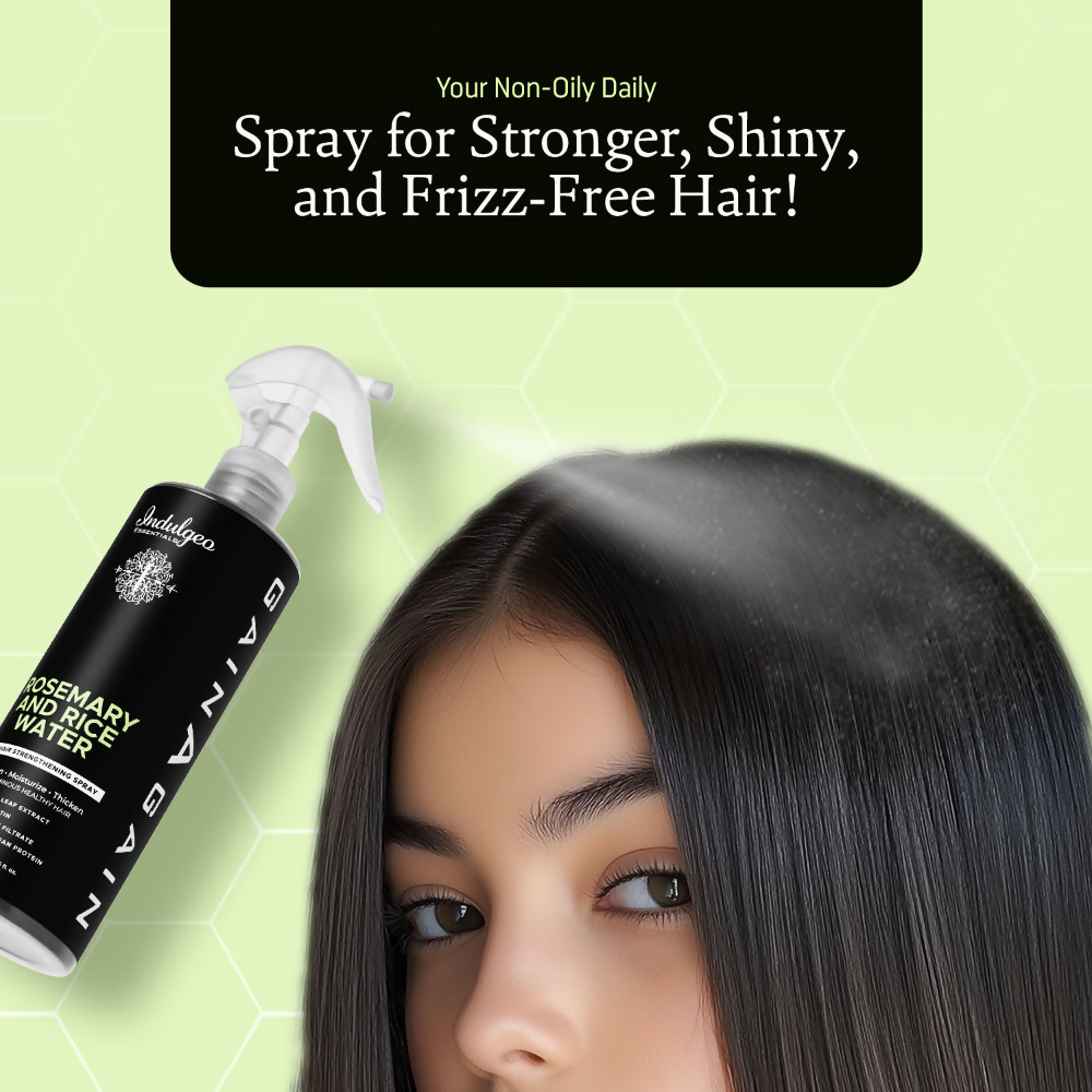 Indulgeo Essentials Rosemary And Rice Water Hair Growth Spray