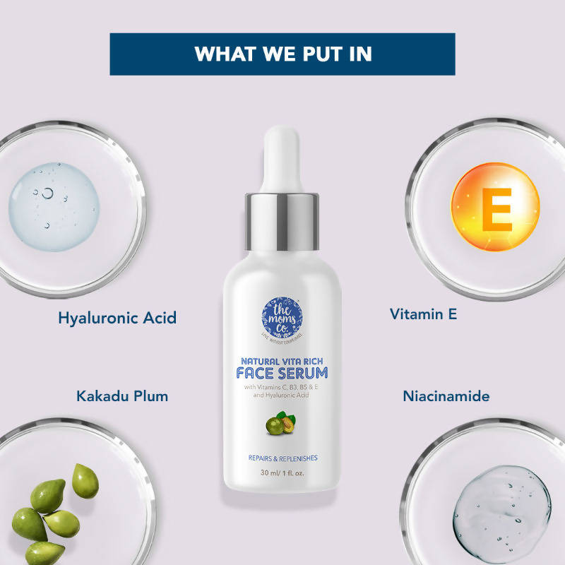 The Moms Co Natural Vita Rich Face Serum - Drmedicart
