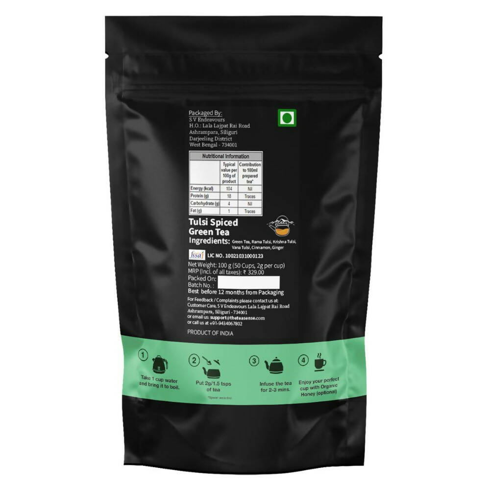 Tea Sense Tulsi Spiced Green Tea - Drmedicart