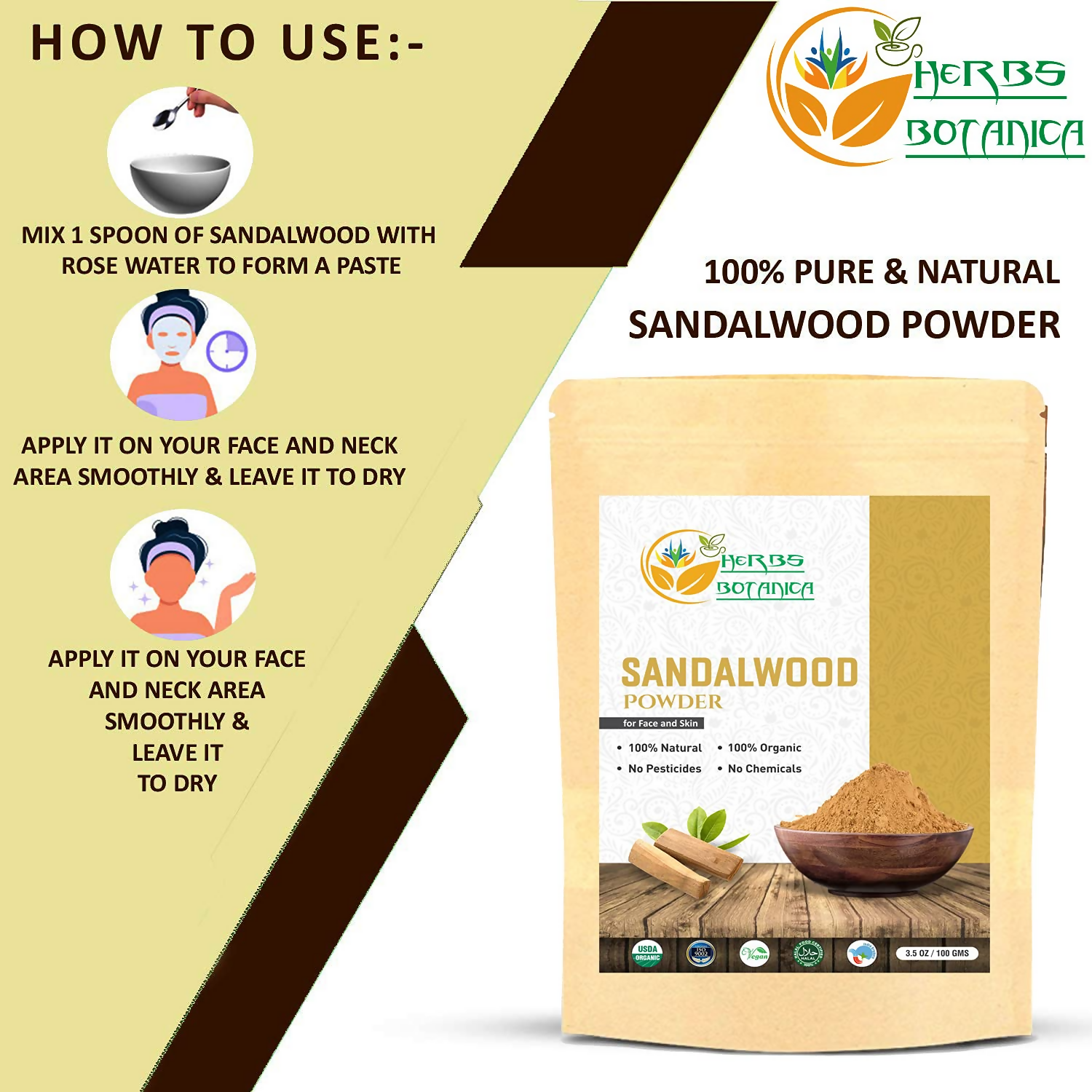 Herbs Botanica Sandalwood Powder - DrMediCart