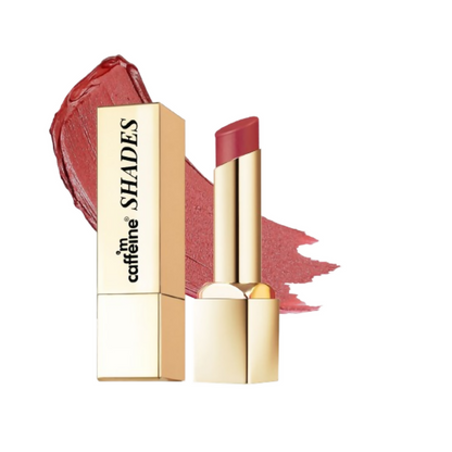 mCaffeine Shades Creamy Matte Kiss Bullet Lipstick Moisturizing Lightweight - Pink Champagne