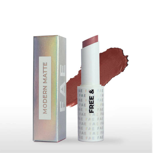 FAE Beauty Rose Brown Modern Matte Lipstick - Shade Awkward