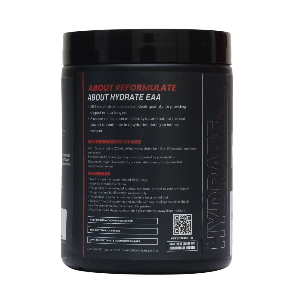 Reformulate Hydrate EAA I Supports Muscle Recovery | Zero Added Sugar | Improved Focus I Fluid Balance - Pine Apple