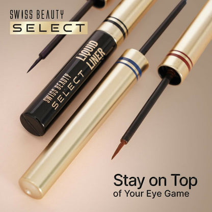 Swiss Beauty Select Here To Stay Liquid Liner, 4- Magnet Black