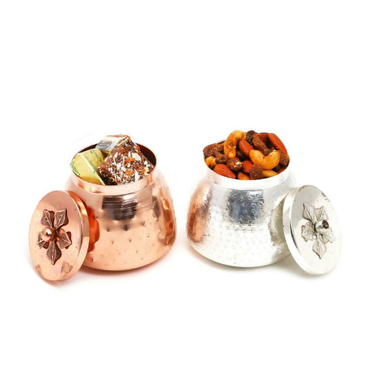 Ghasitaram Metal Barni Of Assorted Bites And Mix Dryfruits