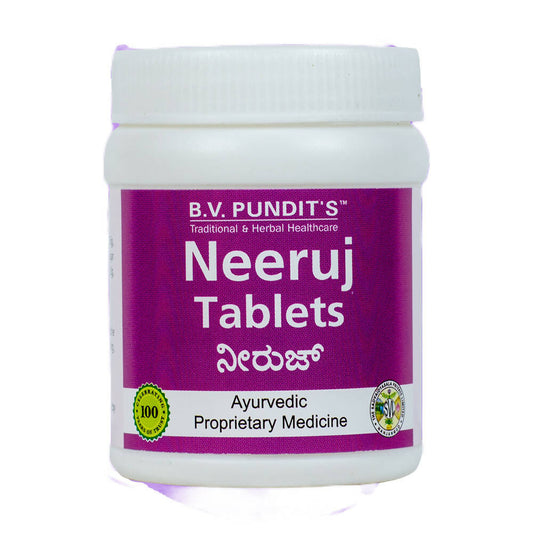 Buy B V Pundit's Neeruj Tablets from DrMediCart, Ship from India to USA