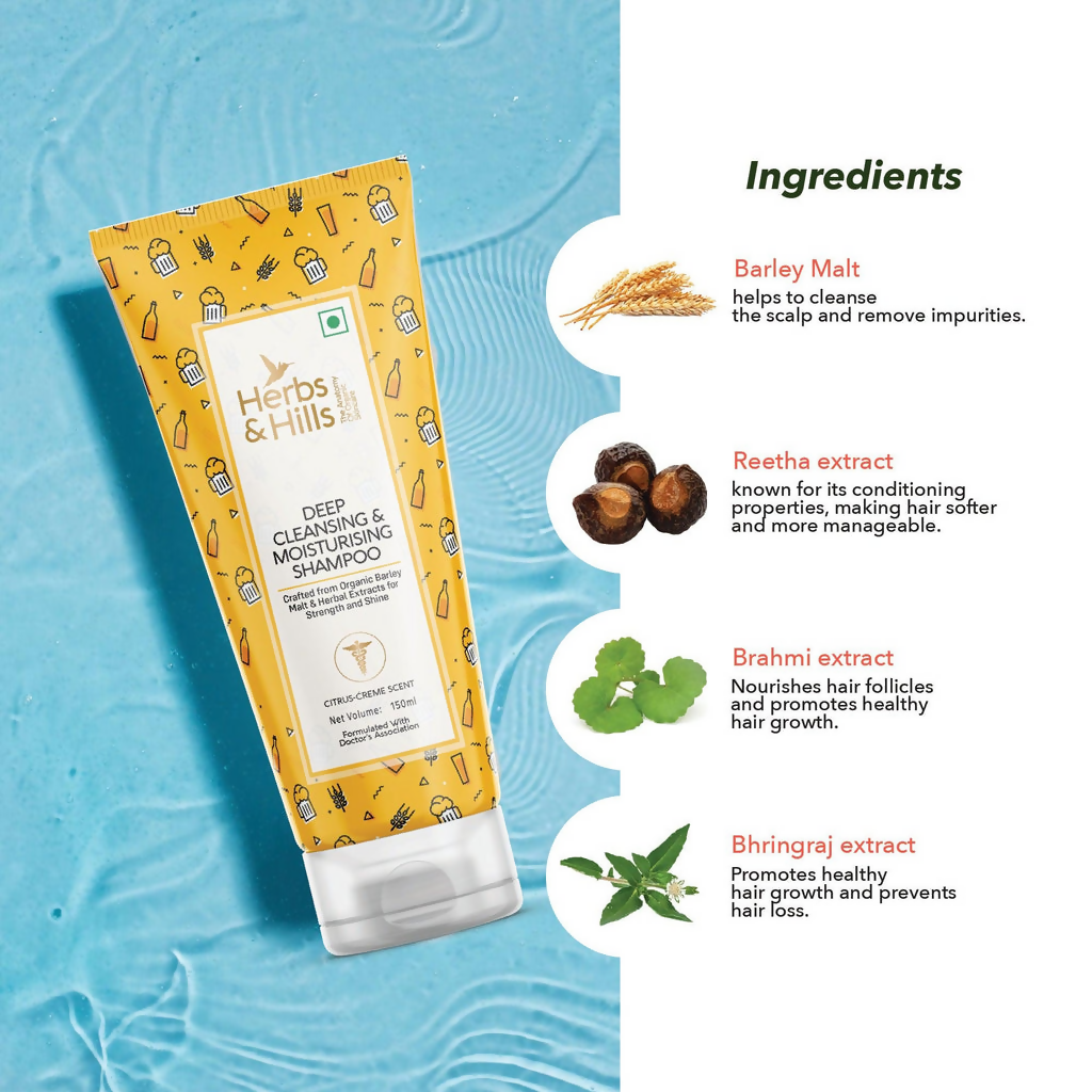 Herbs & Hills Deep Cleansing & Moisturising Shampoo