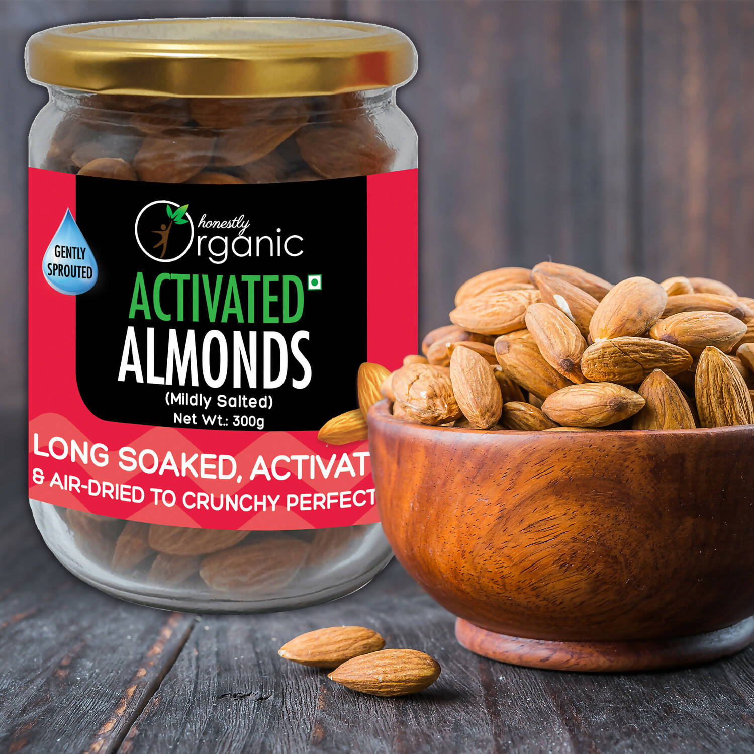 D-Alive Honestly Organic Activated Almonds - Drmedicart