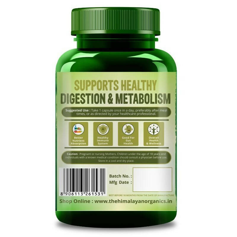 Himalayan Organics Plant Based Digestive Care Vegetarian Capsules