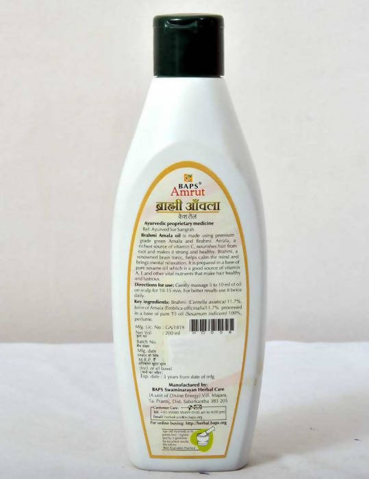 Baps Amrut Brahmi Amala Kesh Taila