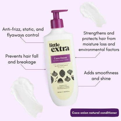 Little Extra Coco Onion Natural Conditioner for Hair Fall Control