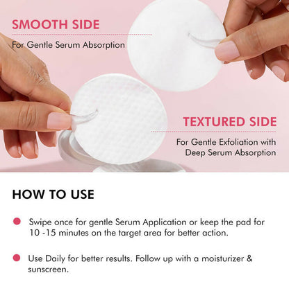 mCaffeine Clear Glow 2% Alpha Arbutin Kojic Acid Brightening Serum Pads