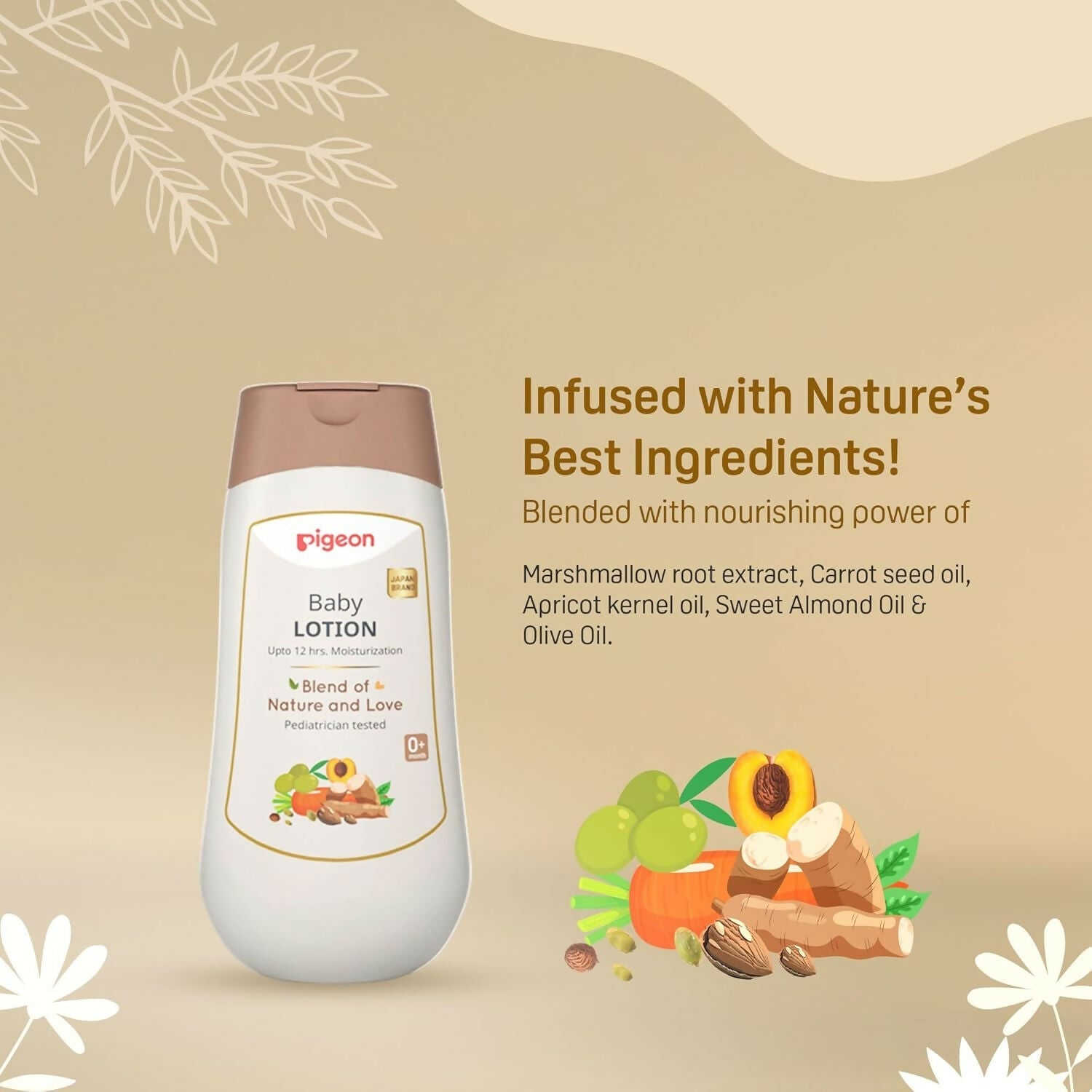 Pigeon Baby Lotion - Upto 12 hrs Moisturization