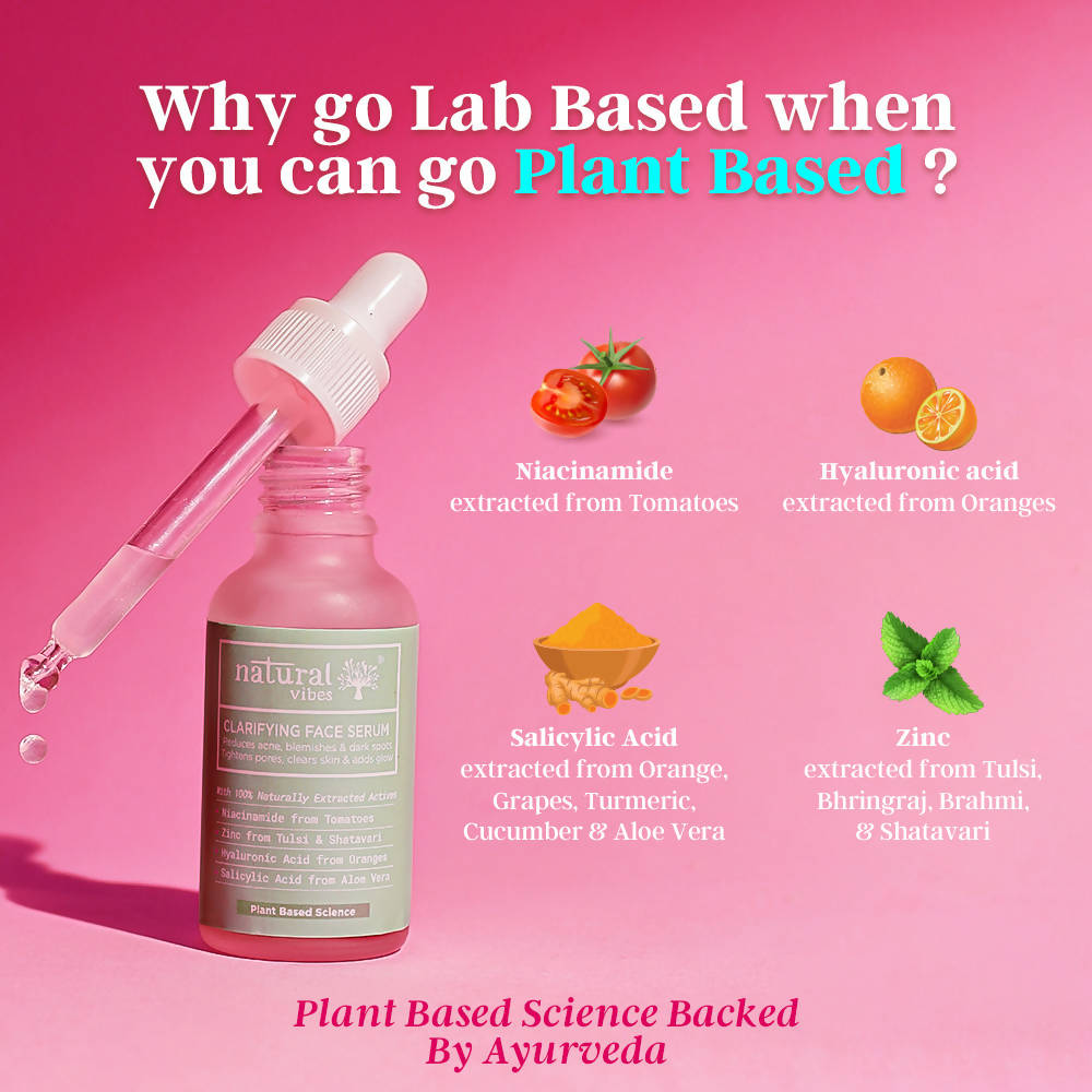 Buy Natural Vibes Acne Clarifying Face Serum from DrMediCart, Ship from India to USA