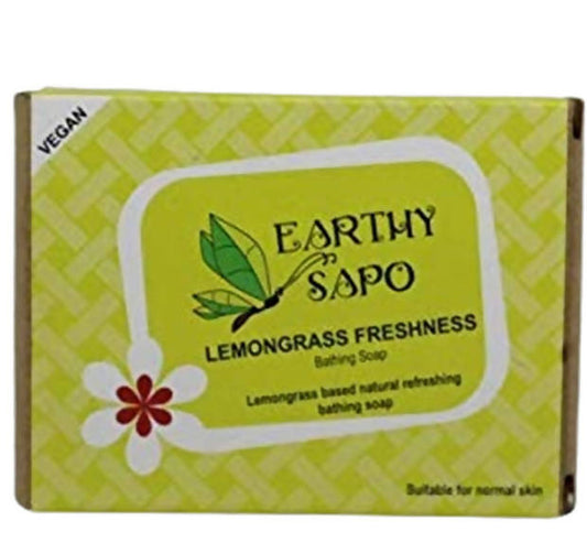Buy Earthy Sapo Lemongrass Freshness Bathing Soap from DrMediCart, Ship from India to USA