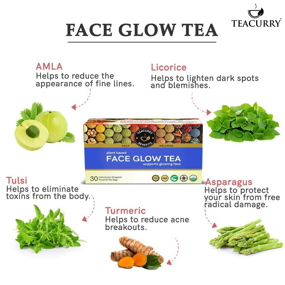 Teacurry Face Glow Tea Bags - Drmedicart