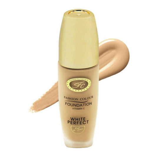 Fashion Colour White Perfect Vitamin C Foundation-02 Rose Ivory (Medium To Fair)