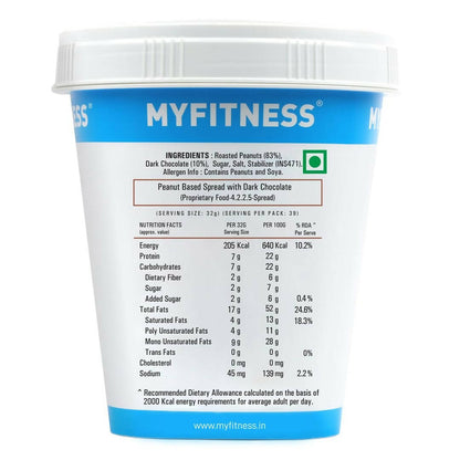 Myfitness Chocolate Peanut Butter Smooth
