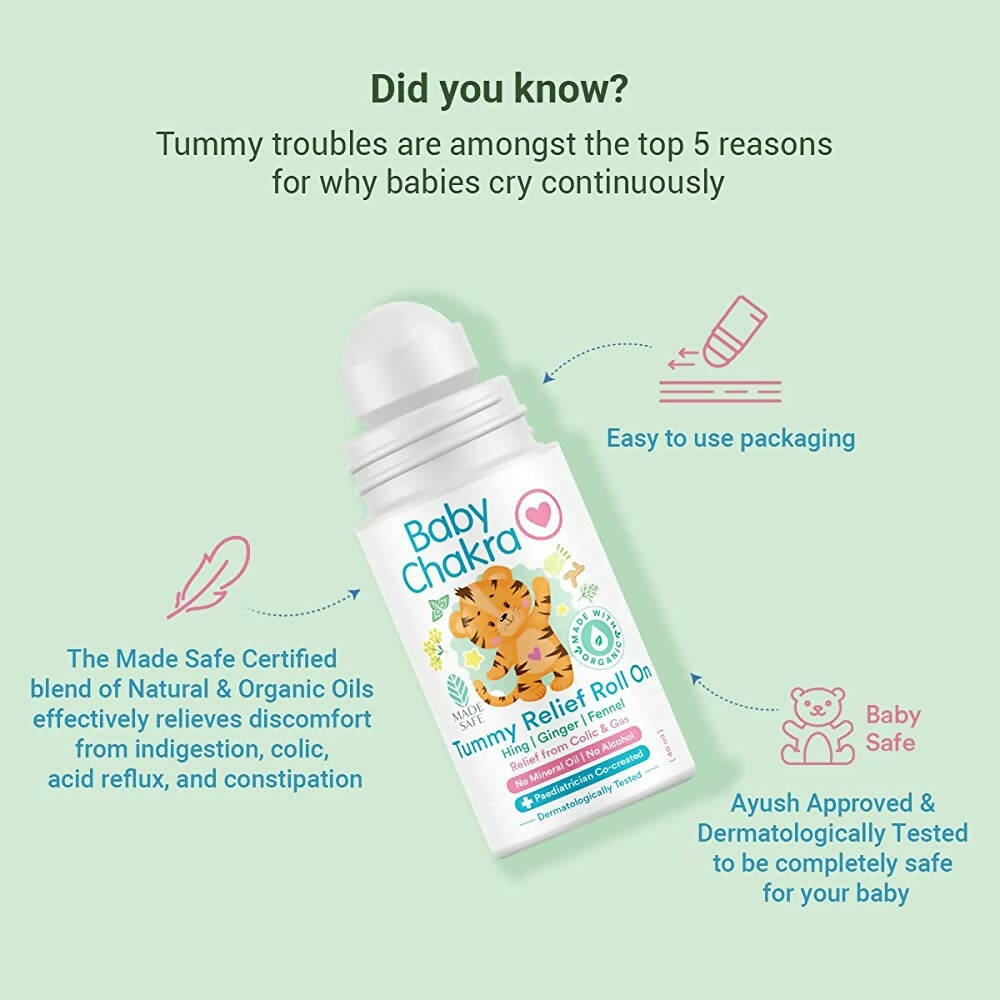 BabyChakra Tummy Relief Roll On & After Bite Roll on Combo