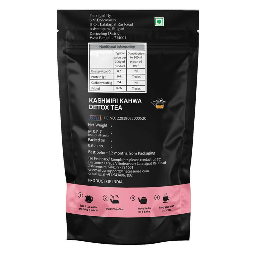 Tea Sense Kashmiri Kahwa Detox Green Tea - Drmedicart