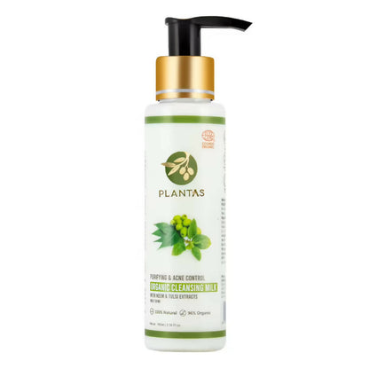 Plantas Purifying & Acne Control Organic Cleansing Milk - DrMediCart