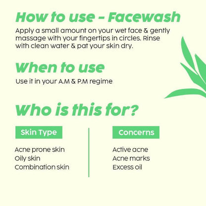 PLIX The Plant Fix Jamun Face Wash & Acne Marks Serum Combo