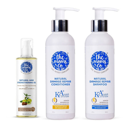 Buy The Moms Co Natural Ultimate Damage Repair Hair Kit from DrMediCart, Ship from India to USA