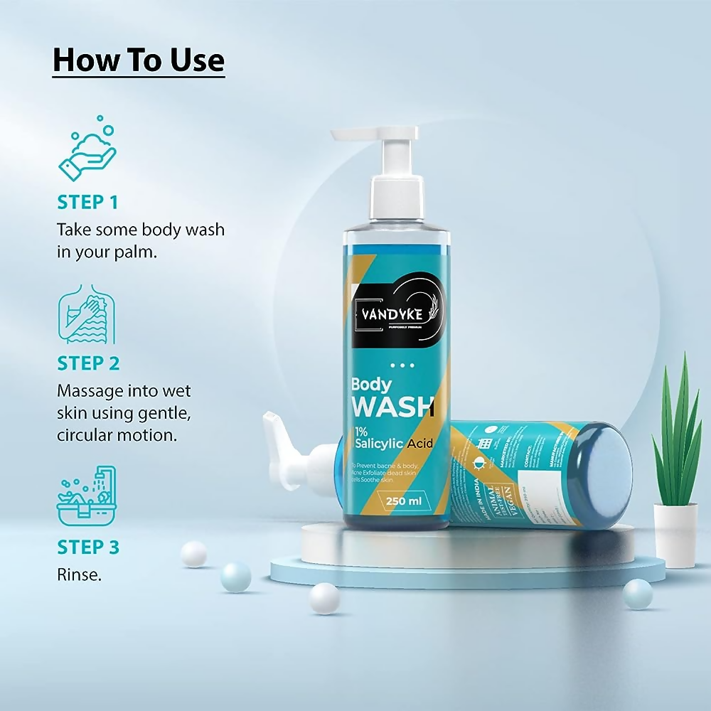 Vandyke Body Wash 1% Salicylic Acid