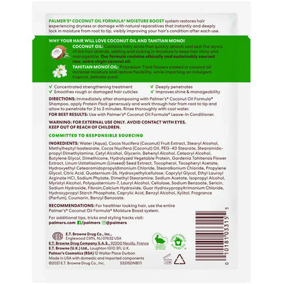 Palmer's Coconut Oil Formula Moisture Boost Protein Pack