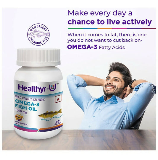 Buy Healthyr-U Omega 3 Fish Oil Capsules from DrMediCart, Ship from India to USA