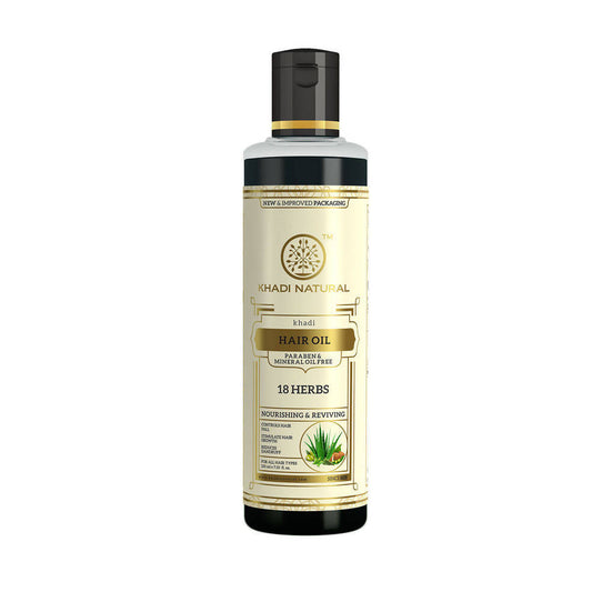 Buy Khadi Natural 18 Herbs Herbal Hair Oil from DrMediCart, Ship from India to USA