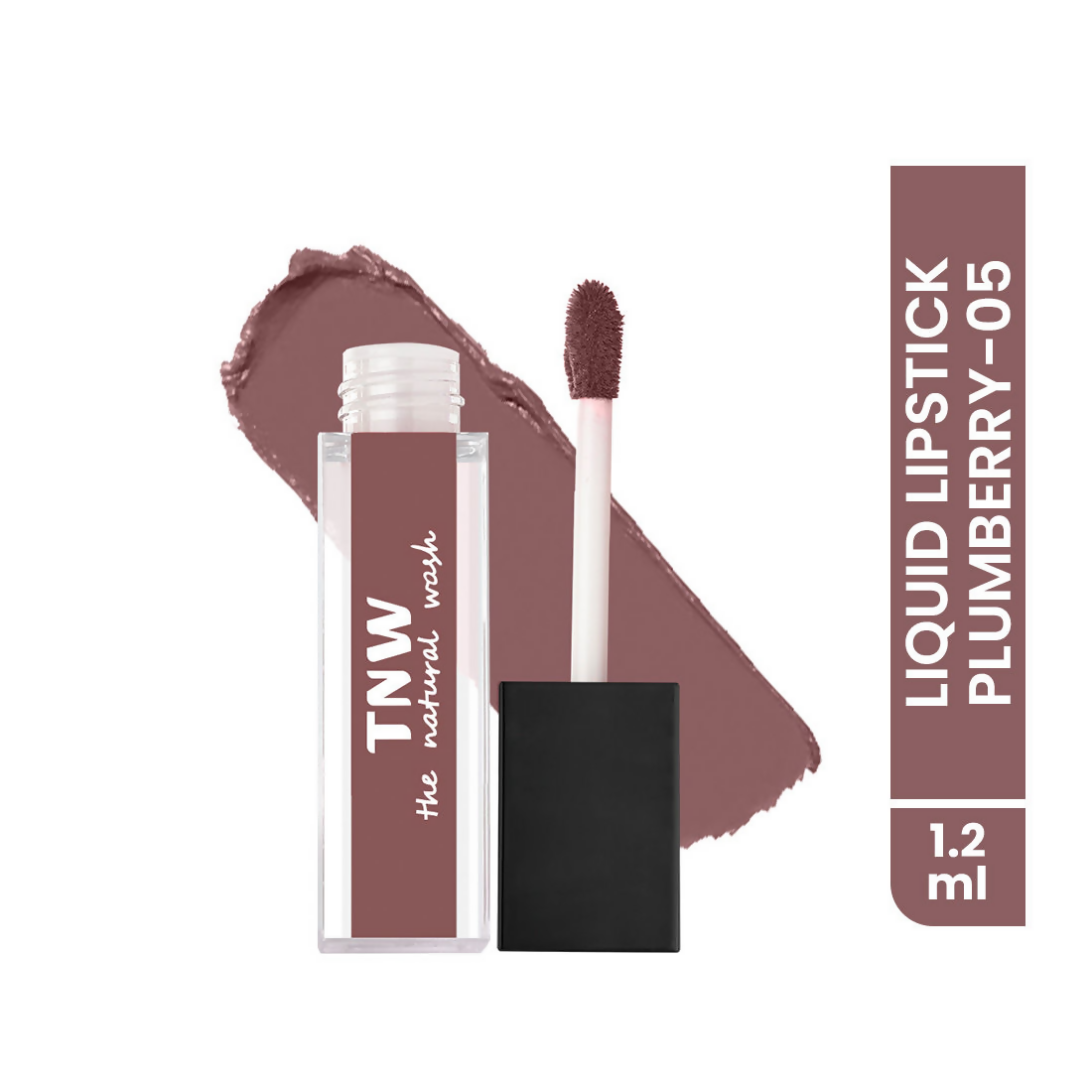 The Natural Wash Matte Velvet Longstay Liquid Mini Lipstick - 05 Plumberry
