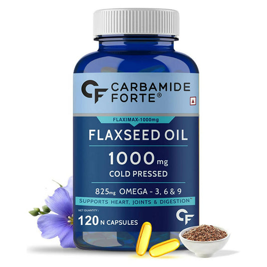 Buy Carbamide Forte Flaxseed Oil Omega 3 6 9 Capsules from DrMediCart, Ship from India to USA