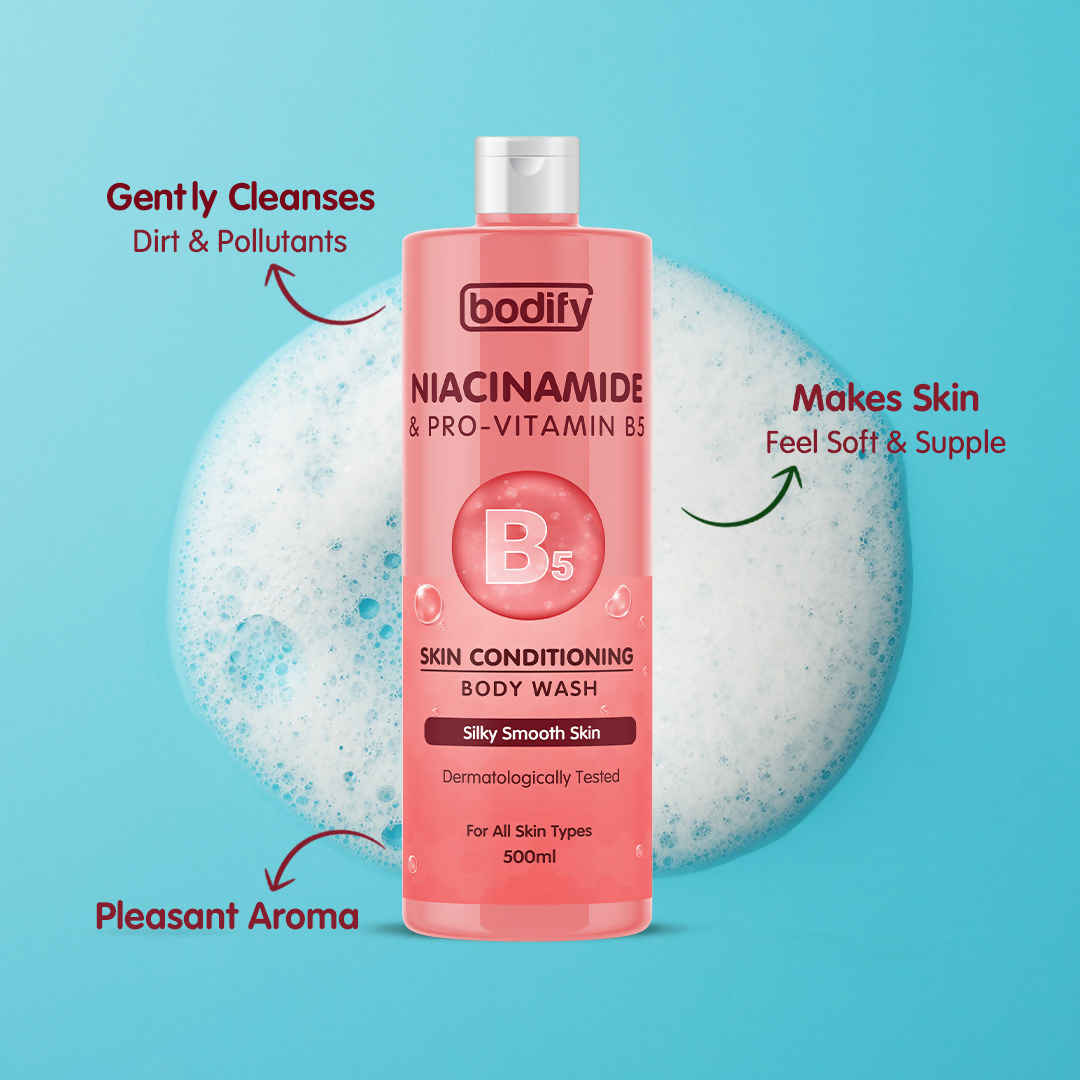Bodify Niacinamide & Pro-Vitamin B5 Skin Conditioning Body Wash