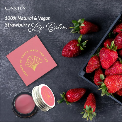 Camia Natural Strawberry Lip Balm