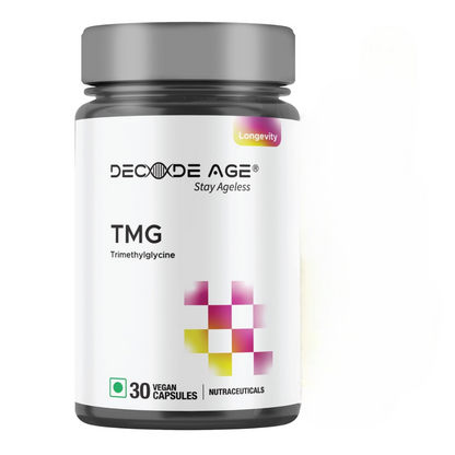 Decode Age TMG 98% Pure Trimethylglycine (TMG) Supplements Capsules