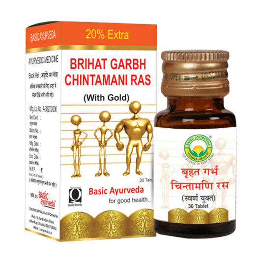 Buy Basic Ayurveda Brihat Garbh Chintamani Ras from DrMediCart, Ship from India to USA