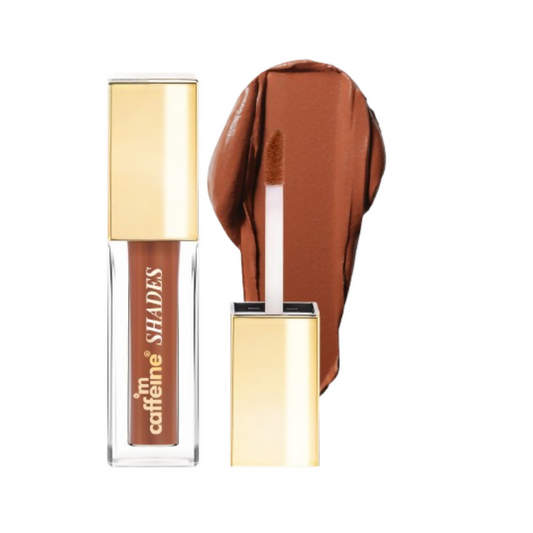 mCffaeine Shades Velvet Blur Matte Liquid Lipstick 12 Hrs Stay & Lightweight - Espresso Dream
