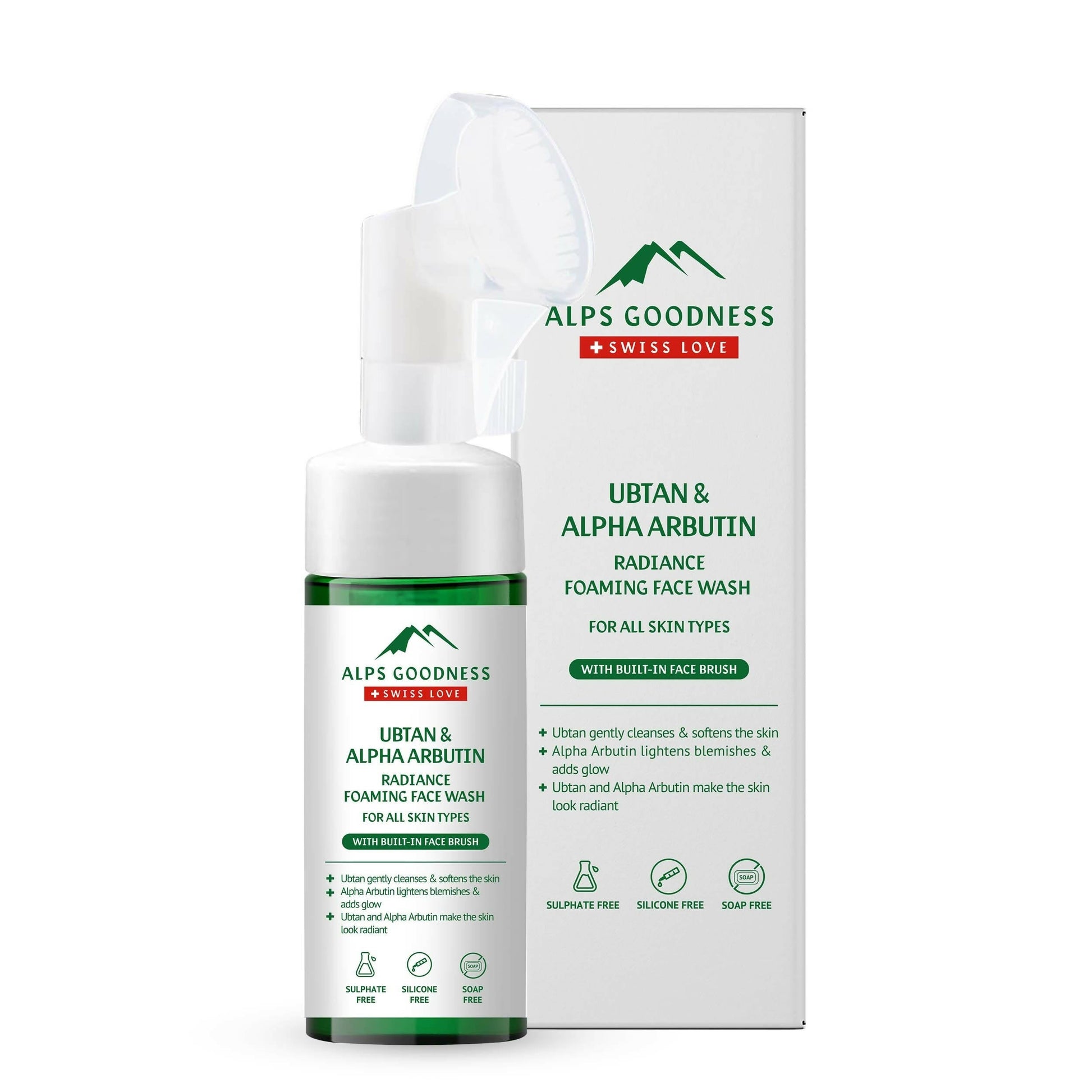 alps goodness ubtan alpha arbutin radiance foaming face wash buy in usa