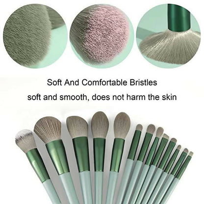 Favon Pack of 13 Professional Makeup Brushes with Free Pouch