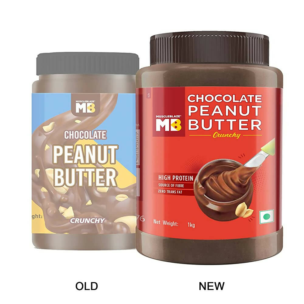MuscleBlaze Chocolate Peanut Butter-Crunchy