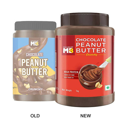 MuscleBlaze Chocolate Peanut Butter-Crunchy