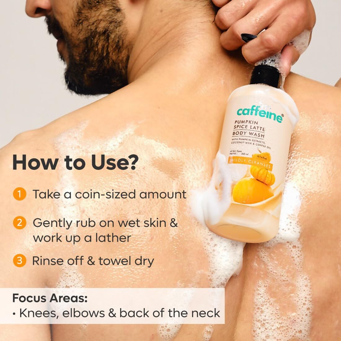 mCaffeine Pumpkin Spice Latte Body Wash