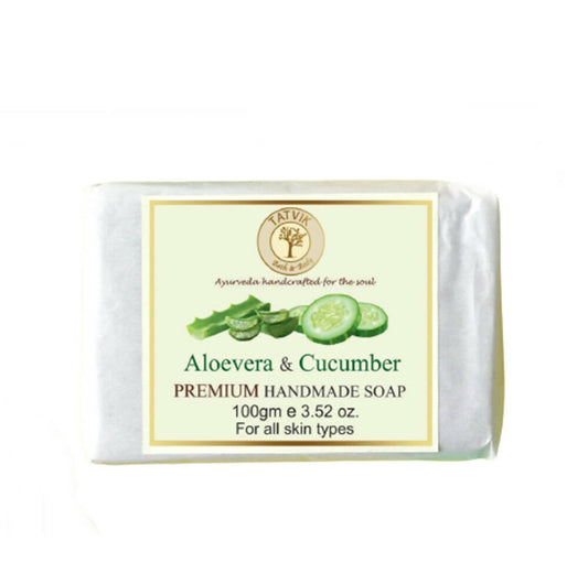 Buy Tatvik Ayurveda Aloe Vera & Cucumber Soap from DrMediCart, Ship from India to USA