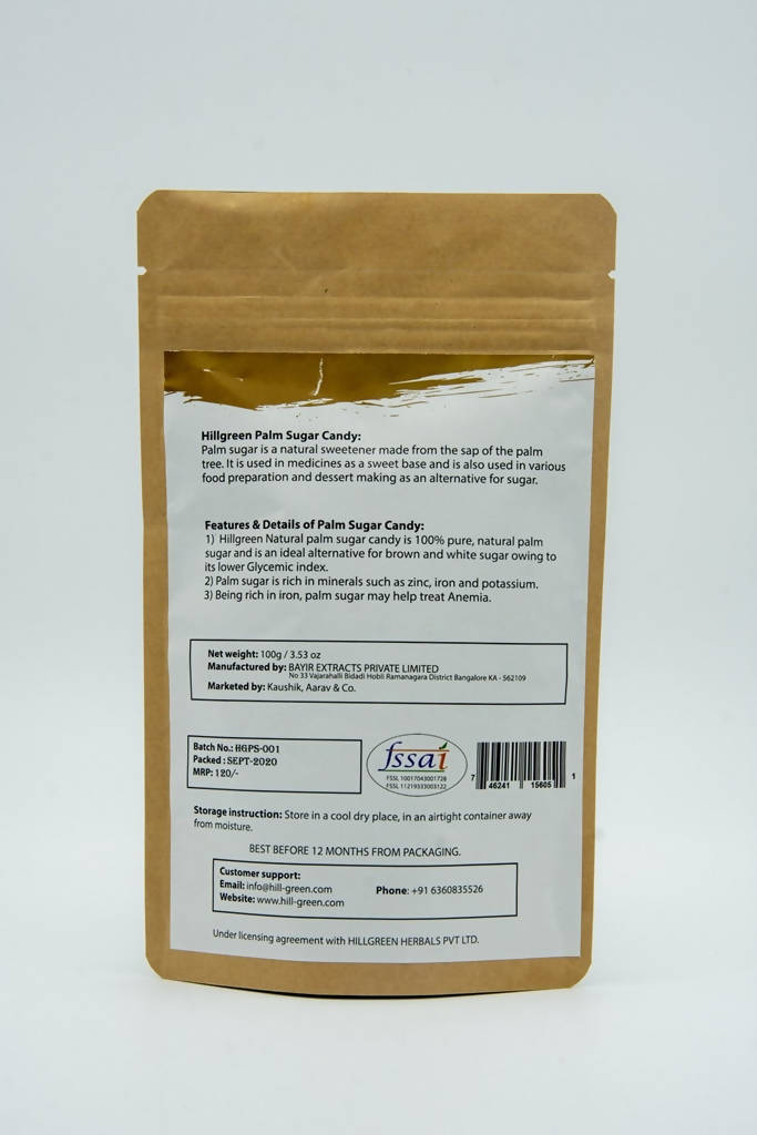 Hillgreen Natural Palm Sugar Candy