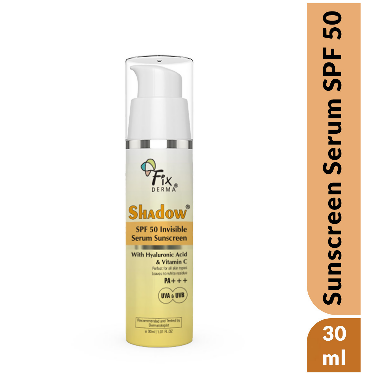 Fixderma Shadow SPF 50 Invisible Serum Sunscreen