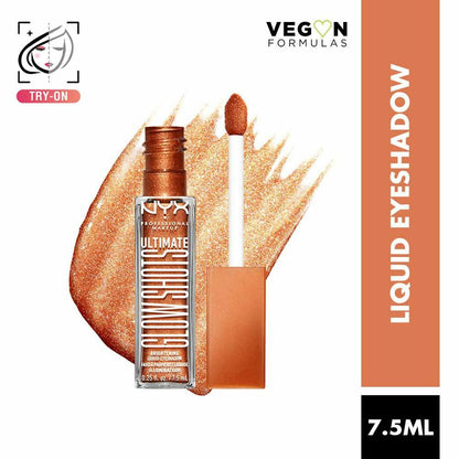 NYX Professional Makeup Ultimate Glow Shots Liquid Eyeshadow  - Wow Cacao