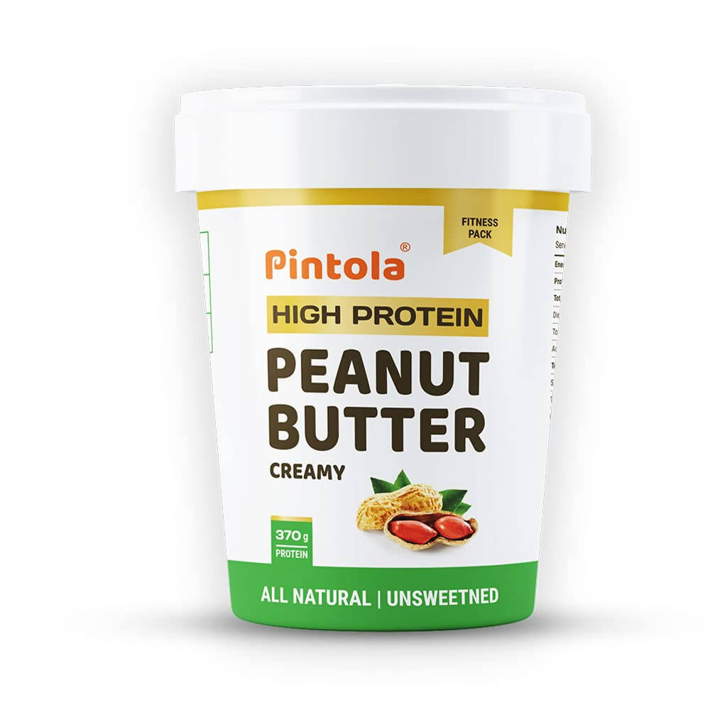 Pintola High Protein Natural Creamy Peanut Butter