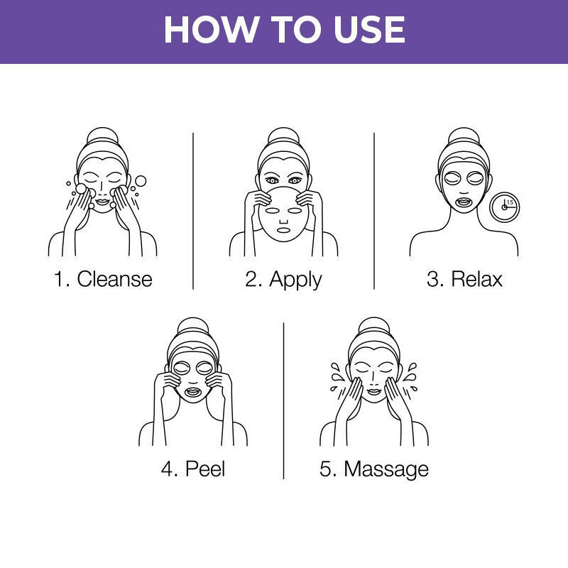 Nykaa Naturals Skin Secrets Exotic Indulgence Honey + Lavender Sheet Mask For Calm & Glowing Skin - Drmedicart