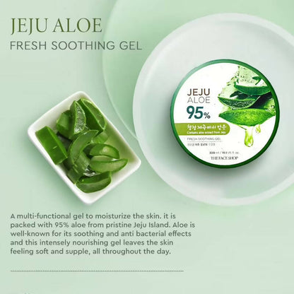 The Face Shop Jeju Aloe Fresh Soothing Gel - Korean Skincare